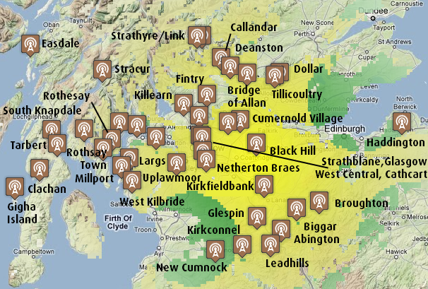 Black Hill transmitter group