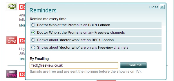 A Freeview Christmas present - a free online TV guide | free and easy